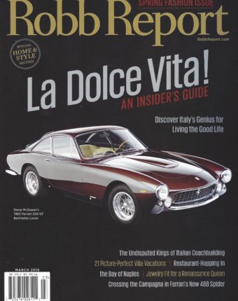 Robb_Report La dolce vita